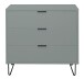 Kommode >Bonnie< in pine green matt lack - 81x80x45cm (BxHxT)