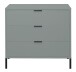 Kommode >Bonnie< in pine green matt lack - 81x80x45cm (BxHxT)