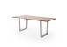 Baumkantentisch >Calabria< in Akazie natur lackiert - 180x76,5x90 (BxHxT)