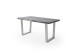 Baumkantentisch >Calabria< in Akazie grau lackiert - 220x79,5x100 (BxHxT)
