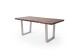 Baumkantentisch >Calabria< in Akazie walnussfarbig - 200x79,5x100 (BxHxT)