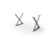 Baumkantentisch >Calabria< in Akazie natur lackiert - 200x77,5x100 (BxHxT)