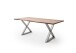 Baumkantentisch >Calabria< in Akazie natur lackiert - 200x77,5x100 (BxHxT)