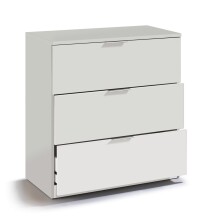 Kommode >Chest of drawers< in Weiß - 77x80x38 (BxHxT)