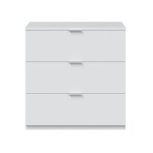 Kommode >Chest of drawers< in Weiß - 77x80x38 (BxHxT)