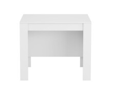 Kulissentisch >Consola< ausziehbar bis 237cm, in weiß glänzend - 51-237x78x90 (BxHxT)
