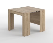 Kulissen-Esstisch >Consola< ausziehbar bis 237cm, in Kanada-Eiche - 51-237x78x90 (BxHxT)
