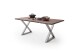 Baumkantentisch >Calabria< in Akazie walnussfarbig - 200x77,5x100 (BxHxT)