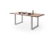 Baumkantentisch >Calabria< in Akazie natur lackiert - 200x77,5x100 (BxHxT)