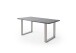 Baumkantentisch >Calabria< in Akazie grau lackiert - 200x77,5x100 (BxHxT)