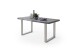 Baumkantentisch >Calabria< in Akazie grau lackiert - 240x79,5x100 (BxHxT)