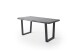 Baumkantentisch >Calabria< in Akazie grau  / anthrazit - 200x79,5x100 (BxHxT)
