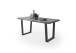 Baumkantentisch >Calabria< in Akazie grau  / anthrazit - 240x79,5x100 (BxHxT)