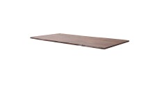 Baumkantentisch >Calabria< in Akazie walnuss/anthrazit - 160x76,5x90 (BxHxT)