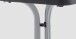 Klapptisch >Boulevard< in Schiefer anthrazit, mecalit®-PRO - 115x72x70cm (BxHxT)