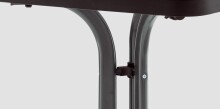 Klapptisch >Boulevard< in Schiefer anthrazit, mecalit®-PRO - 115x72x69cm (BxHxT)