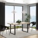 Tischplatte >Tables< in Artisan Eiche  - 160x3,8x90cm (BxHxT)