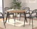 Esstisch >TABLES< ausziehbar bis 150cm, Artisan Eiche Dekor - 110/150x74,5x110cm (BxHxT)