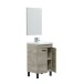 Waschbeckenunterschrank >KONCEPT 50< in Alaska-Eiche - 50x80x40 (BxHxT)