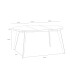 Esstisch >TABLES< in Weiss  - 110x74,5x110cm (BxHxT)