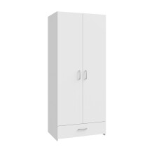 Kleiderschrank >ECONOBOX< in weiß - 79,7x190,5x54,4cm (BxHxT)