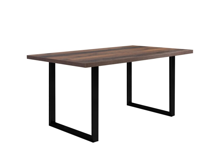 Esstisch >TABLES< in Old – Wood Vintage, Schwarz - 160x74,7x90cm (BxHxT)