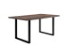 Esstisch >TABLES< in Old – Wood Vintage, Schwarz - 160x74,7x90cm (BxHxT)