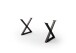 Baumkantentisch >Calabria< in Akazie grau  / anthrazit - 200x79,5x100 (BxHxT)