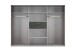 Drehtürenschrank >Dillingen< in GRAPHIT - 270x208x58cm (BxHxT)