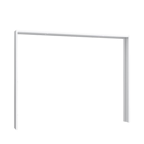 Passepartout >Passepartout< in Weiss Glanz - 280,6x215,1x23,8cm (BxHxT)
