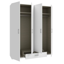 Drehtürenschrank >ECONOBOX 2< in weiß - 177,5x210,5x54,2cm (BxHxT)