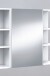 Badezimmerspiegelschrank >Bad-Spiegelschrank 40< in weiß glänzend