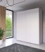 Schiebetürenschrank >SCHACH&MATT 2< in Weiss - 170,3x210,5x61,2cm (BxHxT)