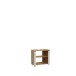 Waschbeckenunterschrank >Veris < in Artisan Eiche/ Secret Grey - 68,6x62x34,8cm (BxHxT)