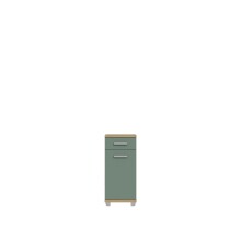 Badkommode >Veris < in Artisan Eiche/Salbei - 40,2x90,8x34,8cm (BxHxT)