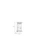 Badkommode >Veris < in Artisan Eiche/Salbei - 40,2x90,8x34,8cm (BxHxT)