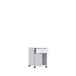 Rollcontainer >TEMPRA2< in Weiss  - 38,6x54,2x42cm (BxHxT)