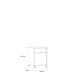 Rollcontainer >TEMPRA2< in Weiss  - 38,6x54,2x42cm (BxHxT)