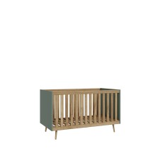 Babybett >Whenua < in Salbei/ Mauvella Eiche   - 76,5x86x144,4cm (BxHxT)