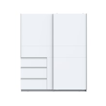 Schiebetürenschrank >Winn 2< in Weiss  -...
