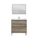 Badezimmer-Set >DAKOTA< in Nordik - 80x80x45 (BxHxT)