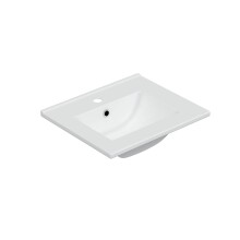 Badezimmer-Set >KONCEPT< in weiß glänzend - 50x80x40 (BxHxT)