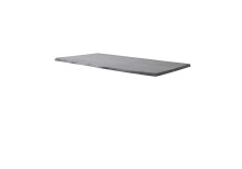 Baumkantentisch >Calabria< in Akazie grau  / anthrazit - 180x77,5x100 (BxHxT)