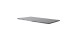 Baumkantentisch >Calabria< in Akazie grau  / anthrazit - 200x77,5x100 (BxHxT)