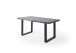 Baumkantentisch >Calabria< in Akazie grau  / anthrazit - 220x79,5x100 (BxHxT)