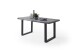 Baumkantentisch >Calabria< in Akazie grau  / anthrazit - 220x79,5x100 (BxHxT)