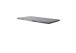 Baumkantentisch >Calabria< in Akazie grau  / anthrazit - 220x79,5x100 (BxHxT)