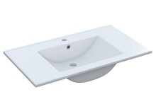 Badezimmer-Set >LOTTO< in Anthrazit-Grau/Eiche - 80x80x45 (BxHxT)