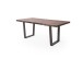 Baumkantentisch >Calabria< in Akazie walnuss / antik - 240x79,5x100 (BxHxT)