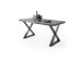 Baumkantentisch >Calabria< in Akazie grau / antik  - 220x79,5x100 (BxHxT)